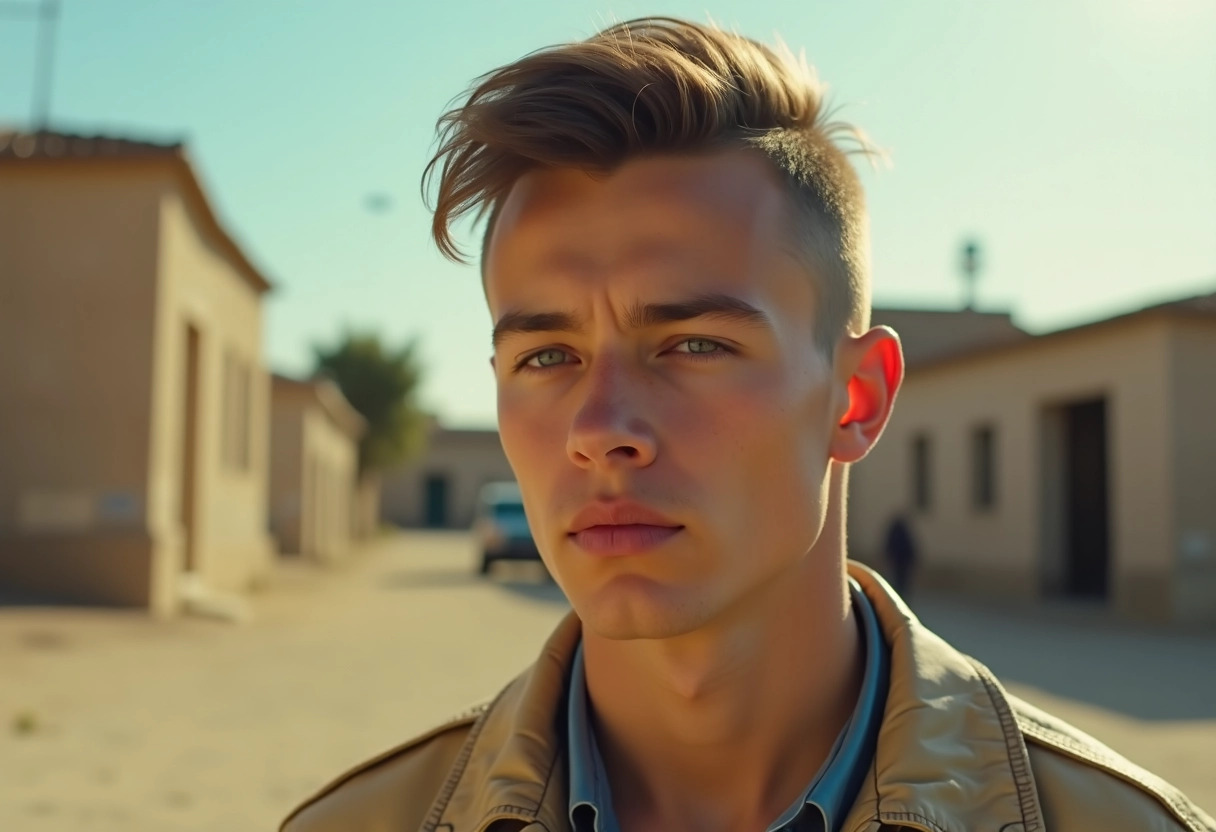 homme  coupe