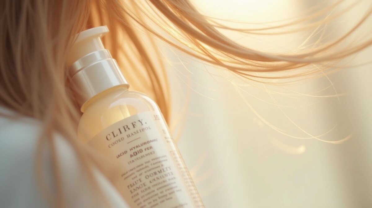 Un shampoing à l'acide hyaluronique pour des cheveux brillants