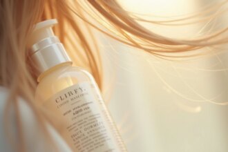 Un shampoing à l'acide hyaluronique pour des cheveux brillants