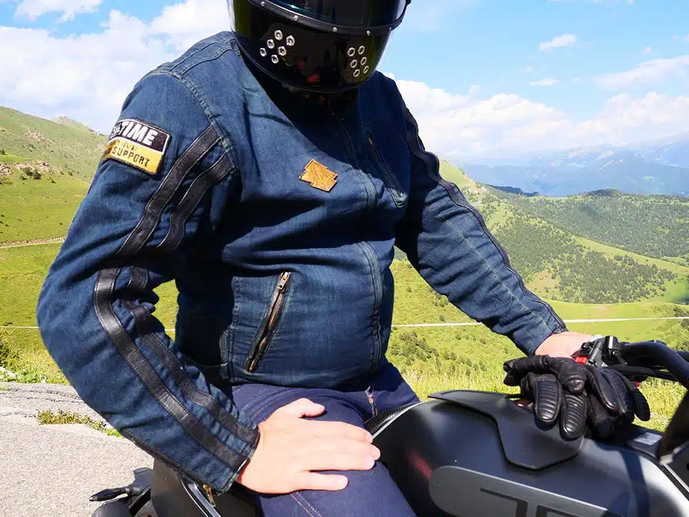 blouson moto été